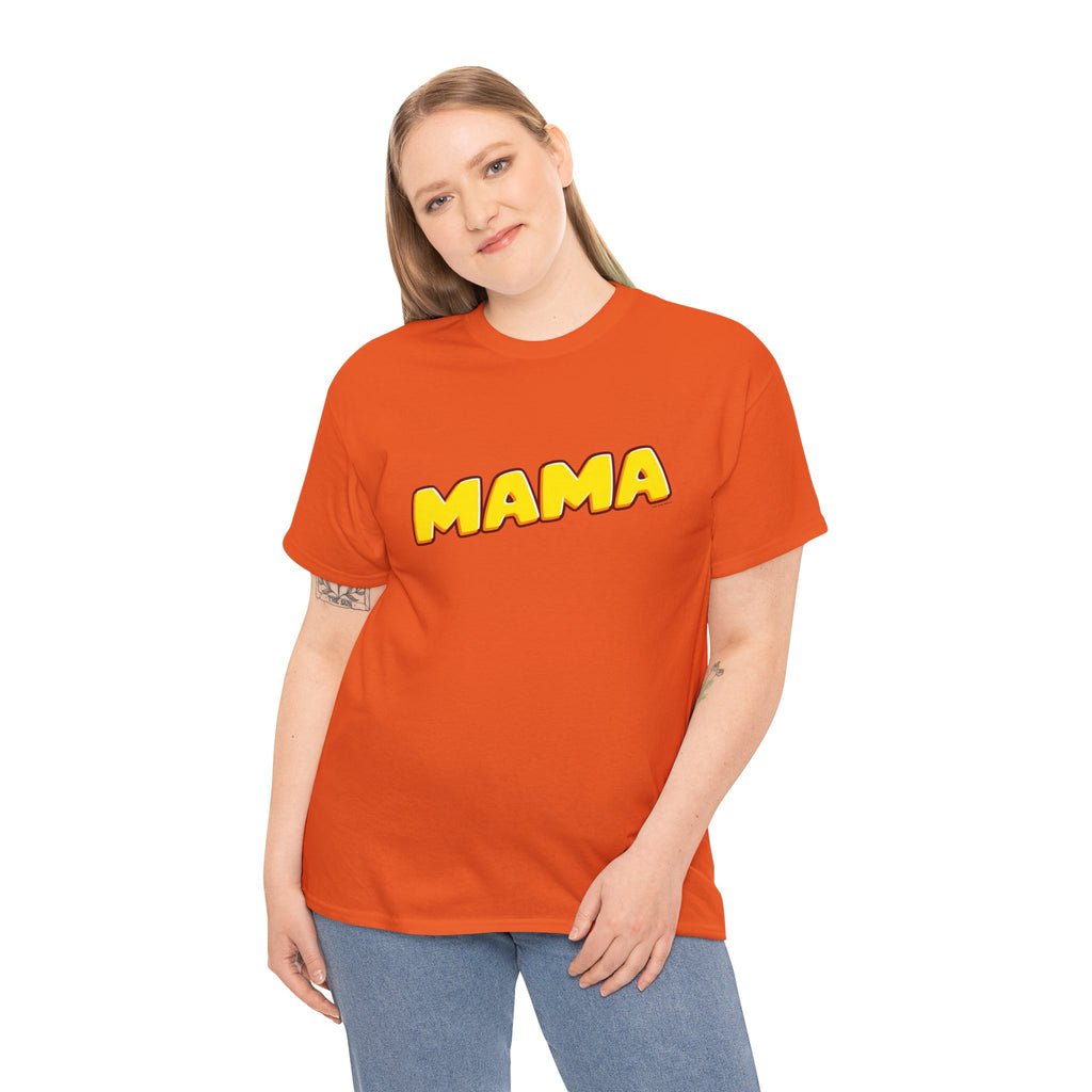 Retro Mama Printed T-Shirt 100% Cotton Novelty Mum Mom Tee Birthday Mother's Day Gift
