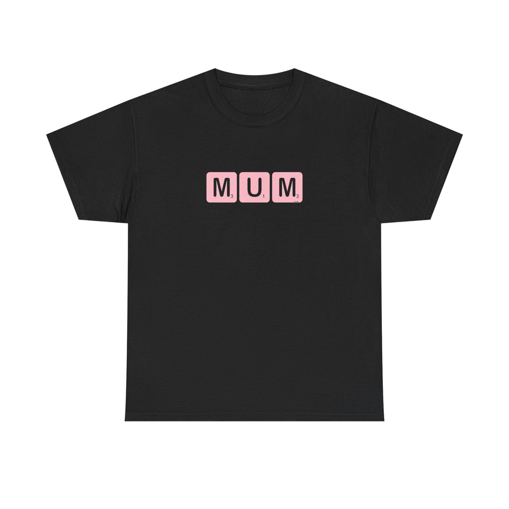 Mum Word Game Printed T-Shirt 100% Cotton Novelty Puzzle Mum Mom Tee Birthday Mother's Day Gift