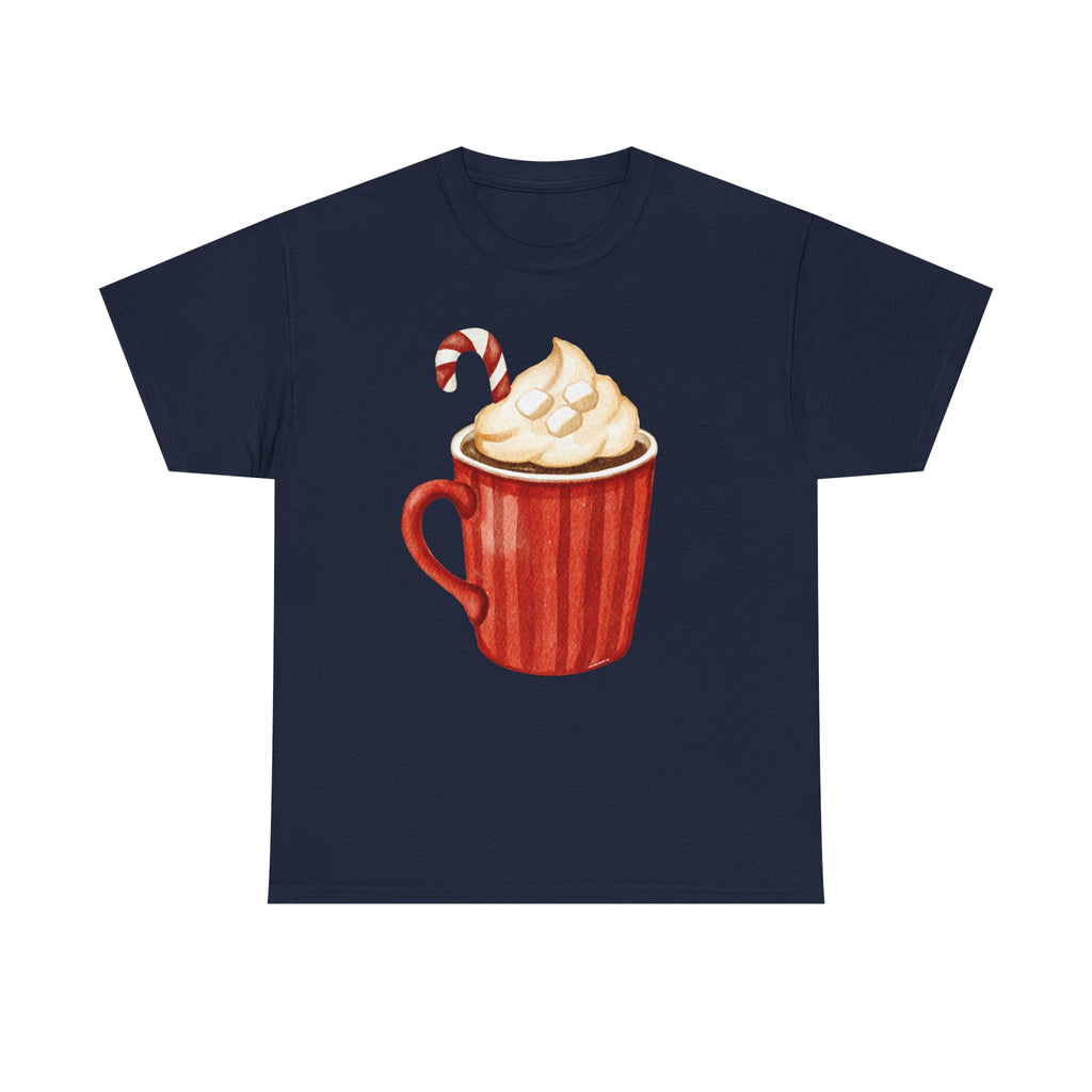 Giant Christmas Latte Printed T-Shirt 100% Cotton Novelty Coffee Xmas Tee Gift