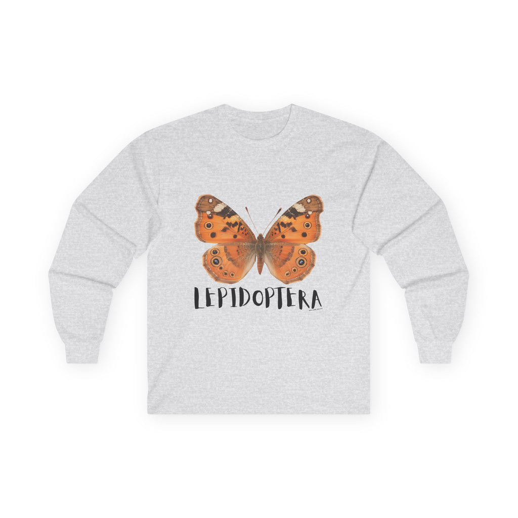 Lepidoptera Butterfly Long Sleeve Tee 100% Cotton Retro Insect Order T-Shirt Gift