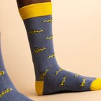 Yellow Digger Bamboo Socks