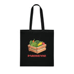 Parisienne Vegetables Printed Cotton Tote Bag Reusable Shopping Bag Gift