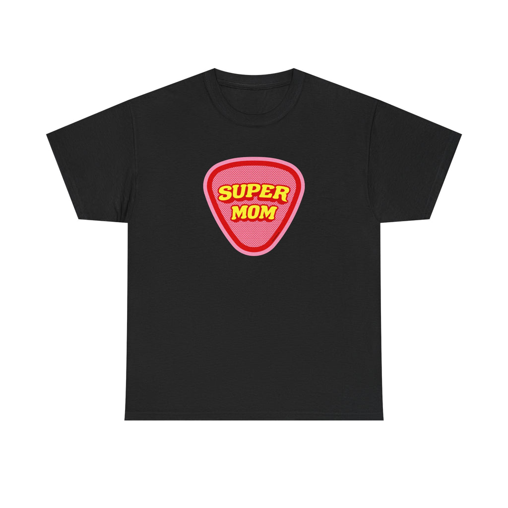 Super Mom Printed T-Shirt 100% Cotton Novelty Mum Mom Tee Birthday Mother's Day Gift