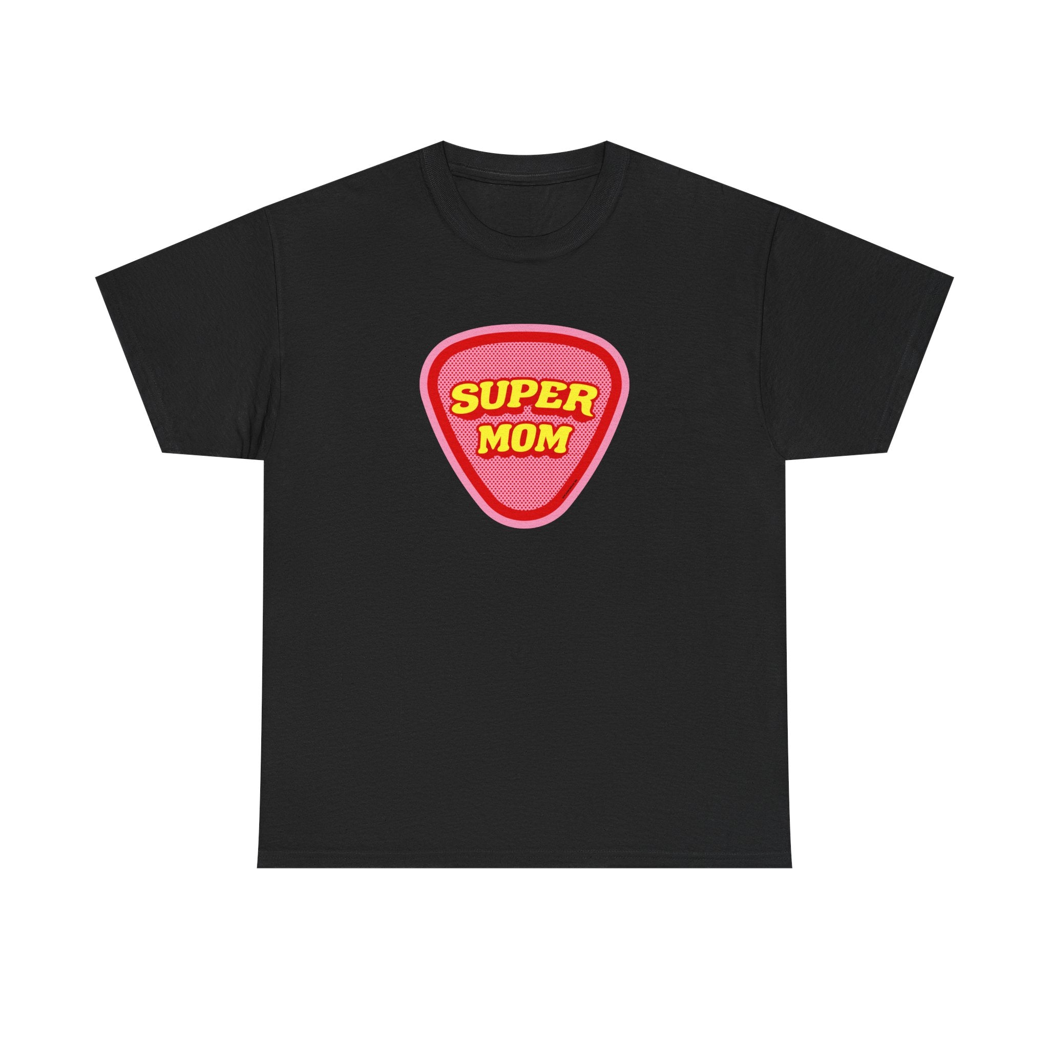 Super Mom Printed T-Shirt 100% Cotton Novelty Mum Mom Tee Birthday Mother's Day Gift
