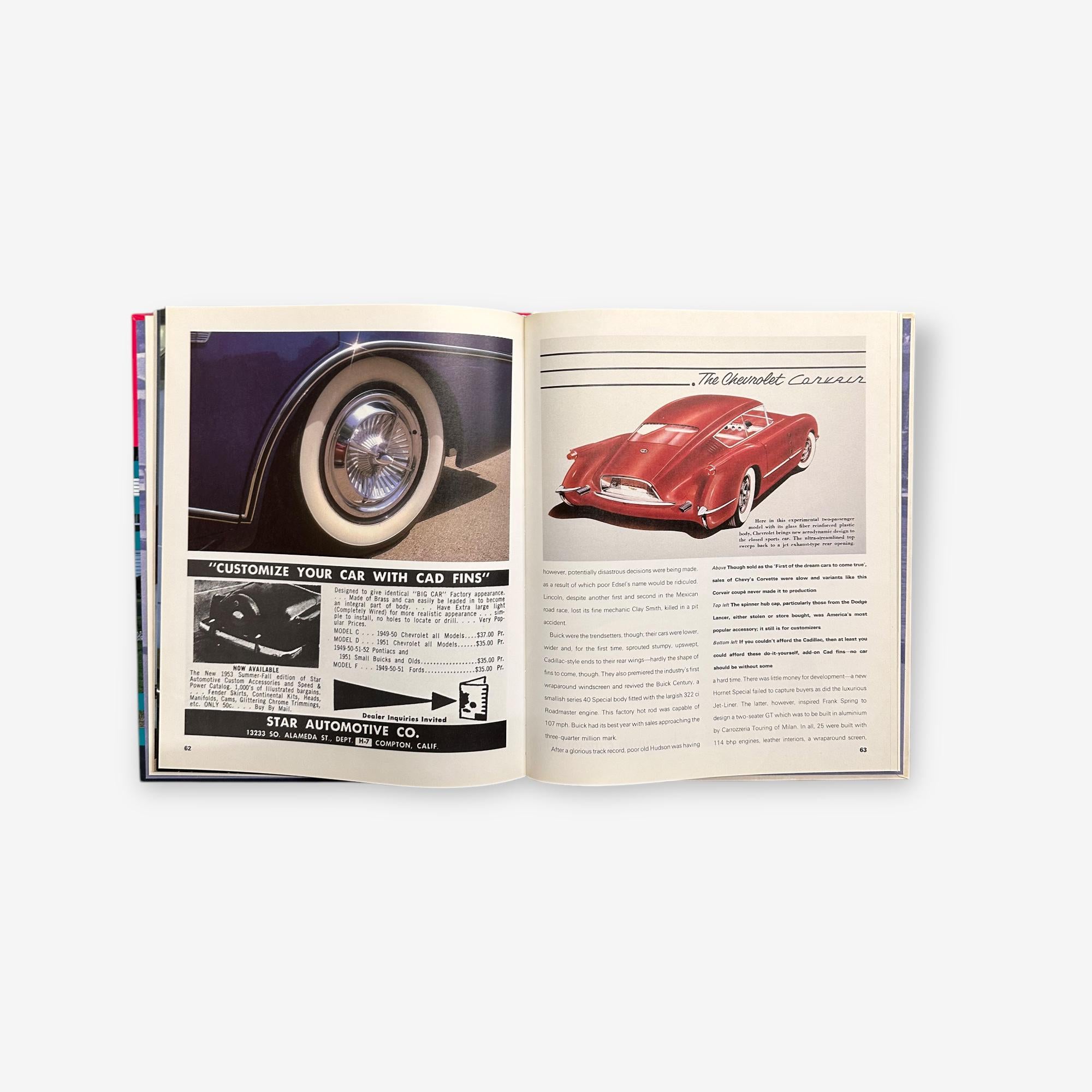 Dream Cars Of The Fifties - The Chrome, The Culture, The Charisma 1990 Hardback Book (Mike Key)