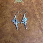Moon Fairy Charm Drop Earrings