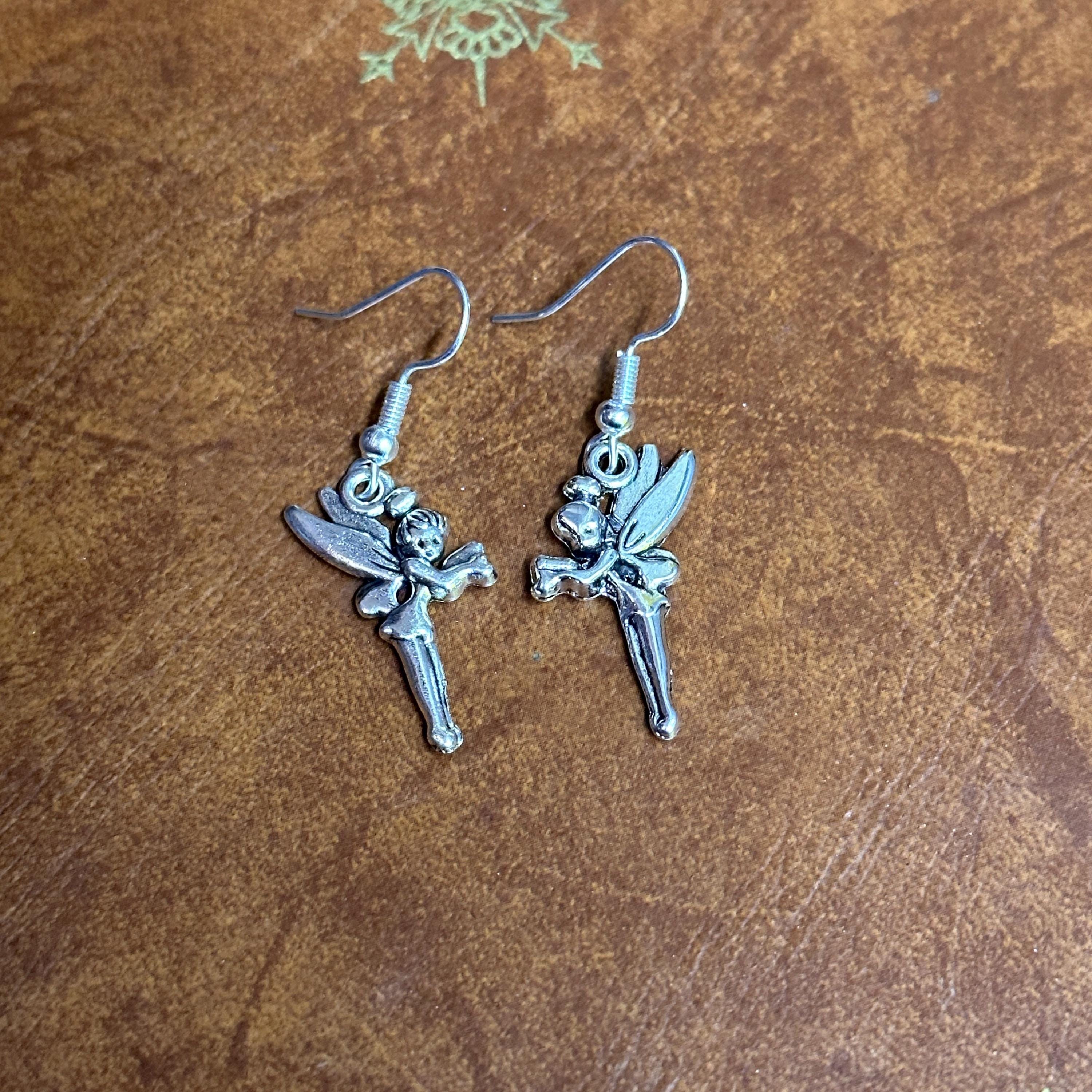 Moon Fairy Charm Drop Earrings