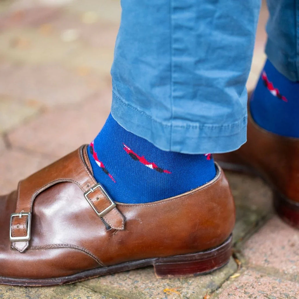 Racing Car Sock Box - 4 Pairs of Bamboo Socks (His)
