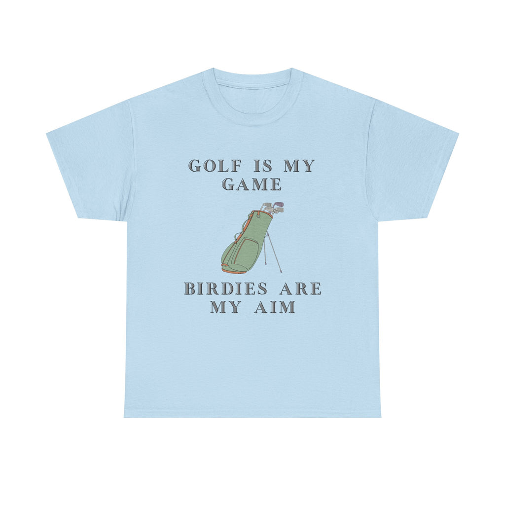 Golf Is My Game T-Shirt 100% Cotton Novelty Dad Grandad Golfer Tee Gift