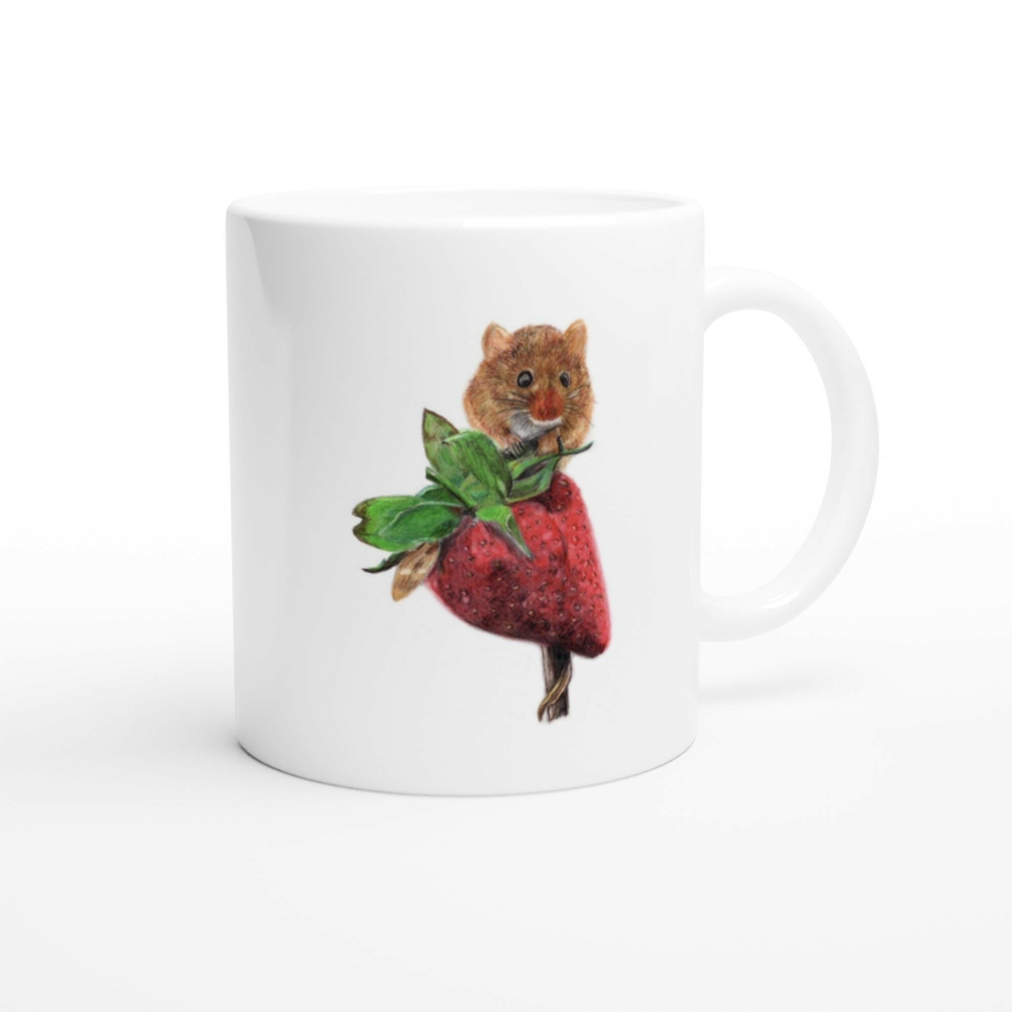 Harvest Mouse Mug – 11oz Ceramic Wildlife Coffee Cup