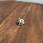 Gothic Horror Biker Bat Skull Statement Ring Silver Tone Halloween Ring - Various Sizes