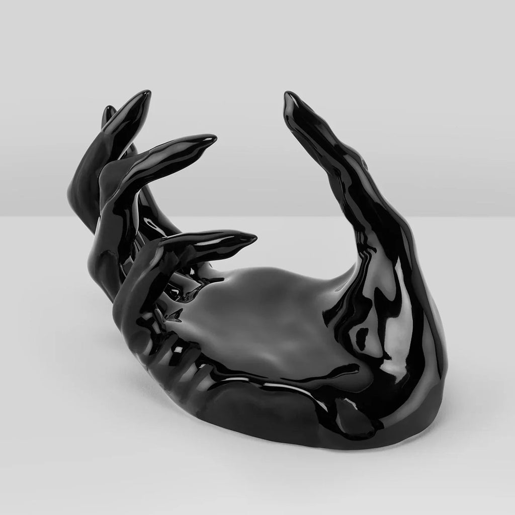 Killstar Abyss Black Gloss Ceramic Trinket Tray