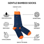 Cricket Bamboo Socks (Comfort Cuff)