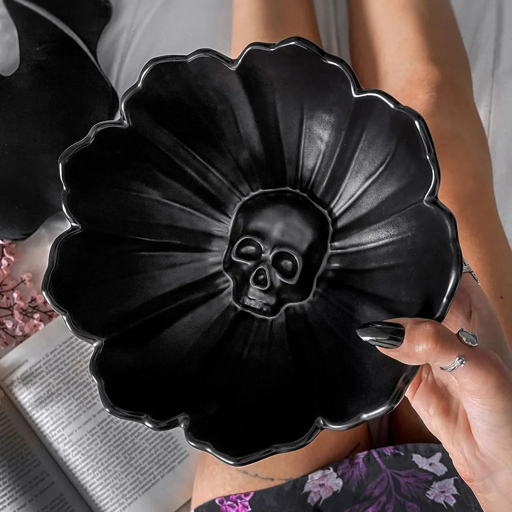Killstar Grim Blossom Ceramic Bowl