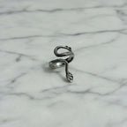 Gothic Snake Adjustable Ring