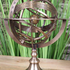Ponnur Large Brass Armillary Sphere Ornament 30cm
