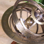 Ponnur Large Brass Armillary Sphere Ornament 30cm