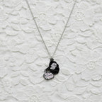 Gothic Pink Record Player Pendant Necklace