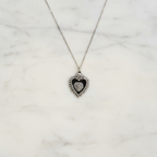 Gothic Illuminati Heart Pendant Necklace