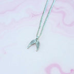 Handmade Native American Double Wings Pendant Necklace Silver Plate Lucky Charm Gift