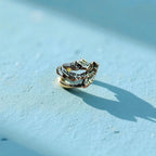 Intricate Gothic Claw Talon Ring Dark Horror Statement Silver Tone - Size M