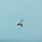 Toadstool Mushroom Pendant Necklace