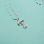 Toadstool Mushroom Pendant Necklace