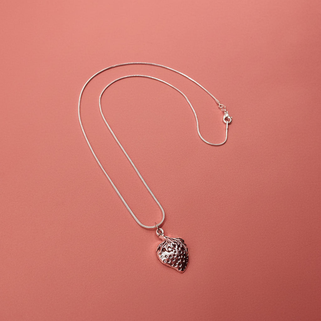 Strawberry Pendant Necklace