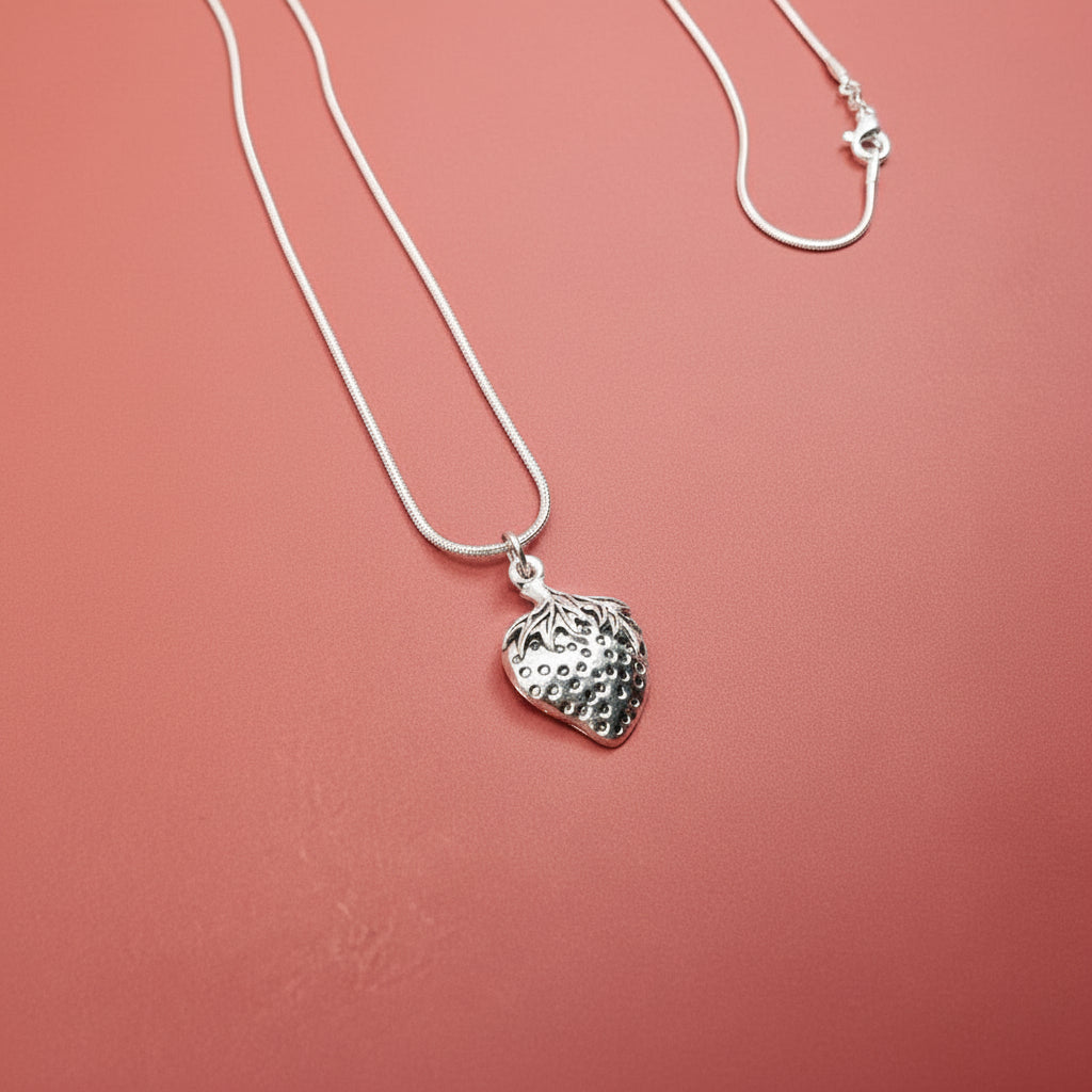 Strawberry Pendant Necklace