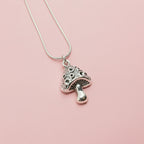 Toadstool Mushroom Pendant Necklace