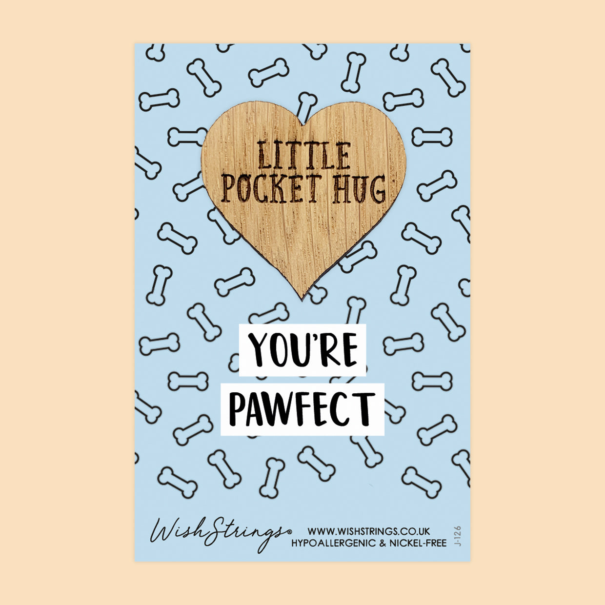 Pocket Hug - You’re Pawfect, Dog Design | Cute Gift for Dog Mums & Pet Lovers | Keepsake Token for Sending Hugs & Celebrating a Special Dog Lover