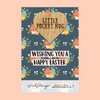 Pocket Hug - Wishing You a Happy Easter | Festive Bunny-Themed Gift | Keepsake Token for Sending Hugs & Easter Celebration