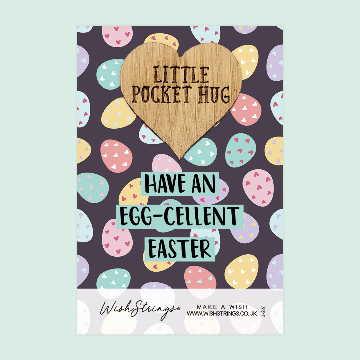 Pocket Hug - Egg-cellent Easter | Fun & Festive Springtime Gift | Keepsake Token for Sending Hugs & Love at Easter