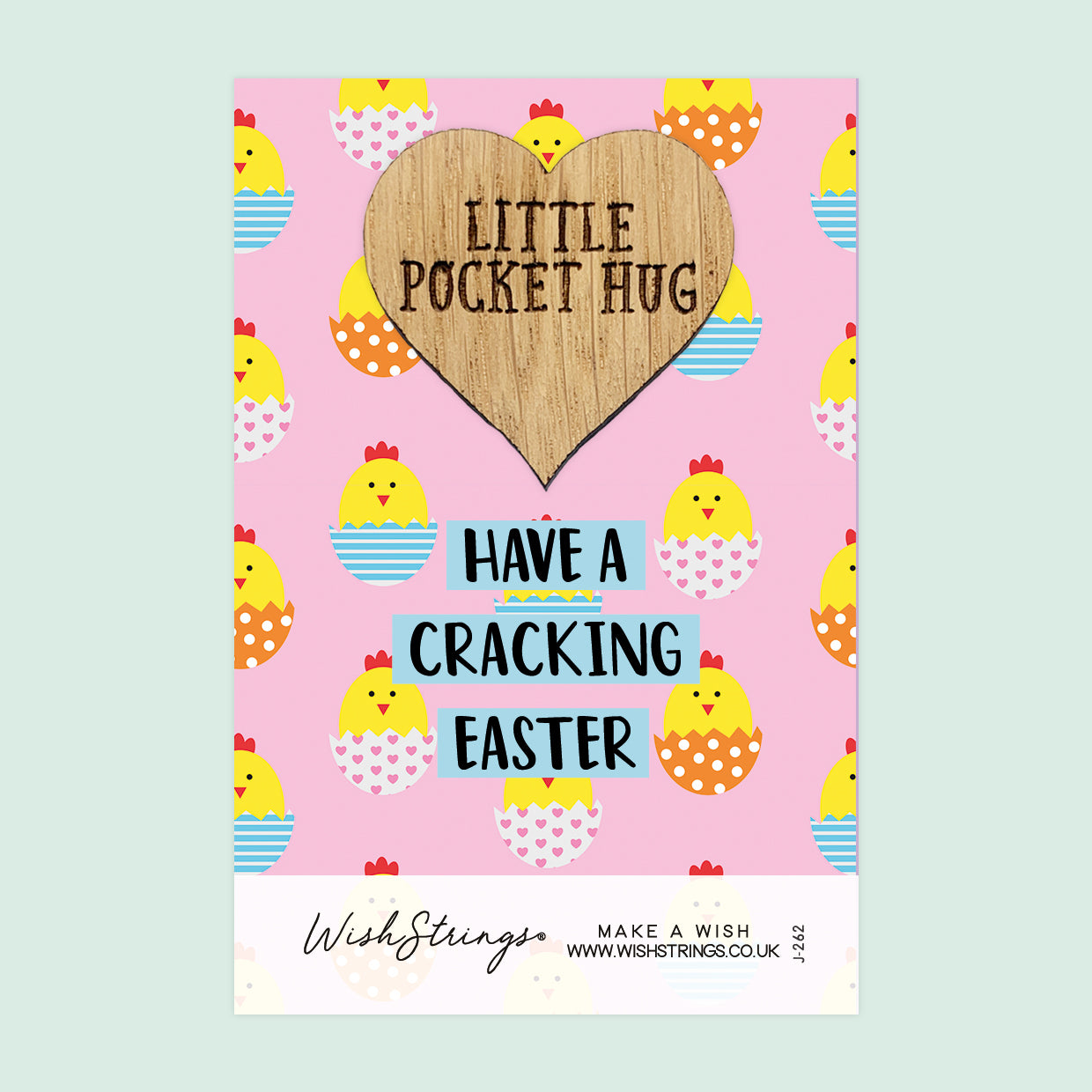 Pocket Hug - Have a Cracking Easter | Fun & Festive Easter Gift | Keepsake Token for Sending Hugs & Easter Cheer