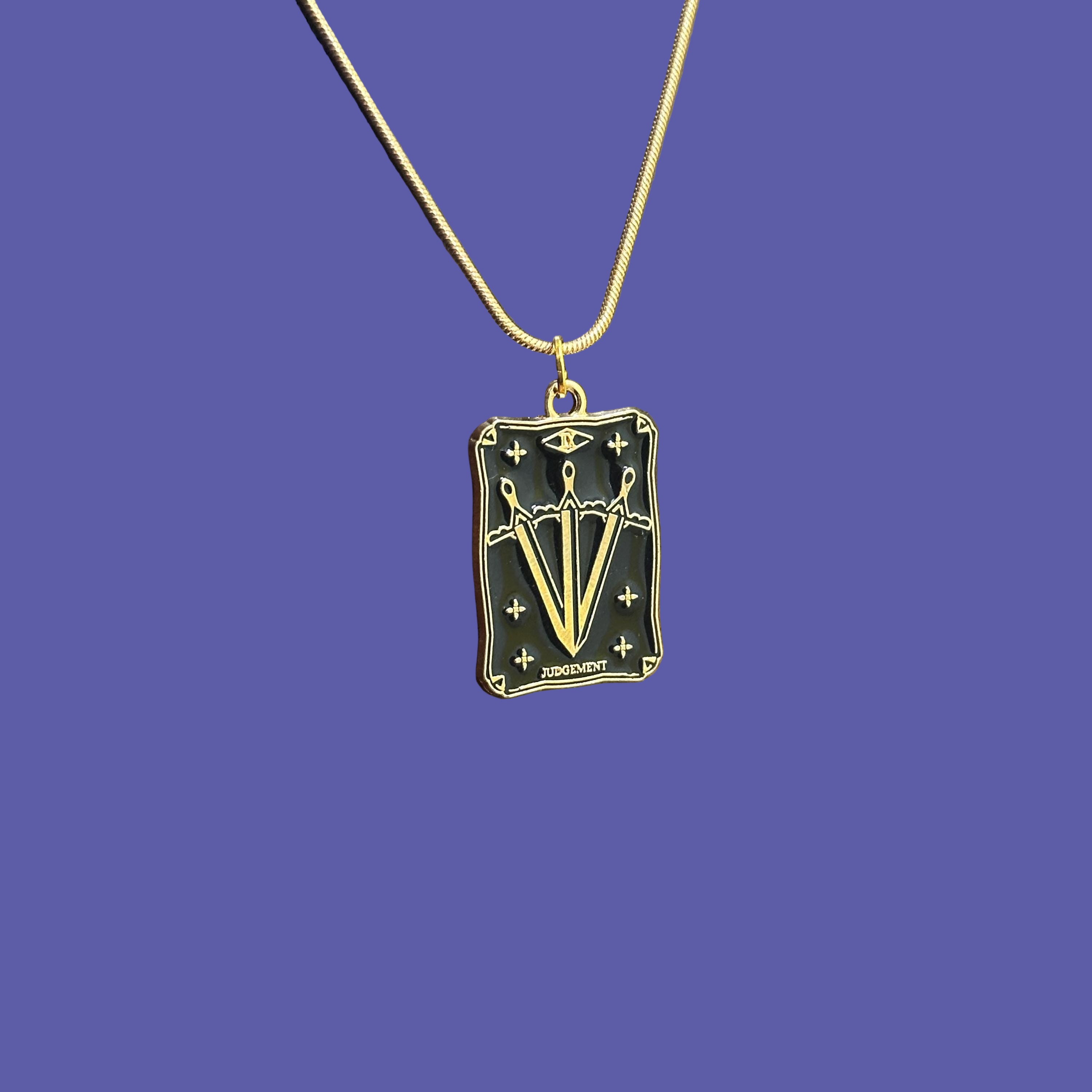 Judgement Tarot Card Pendant Necklace