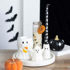 Gothic Gifts Sweet Ghost Candle Holder with Taper Candle