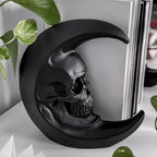 Killstar Luna Morte Skull Moon Bookends