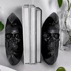 Killstar Luna Morte Skull Moon Bookends
