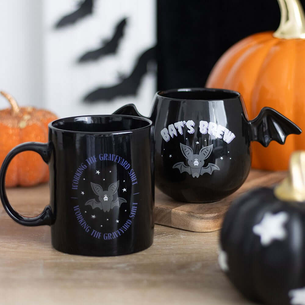 Gothic Gifts Bat's Brew Bat Wing Mug