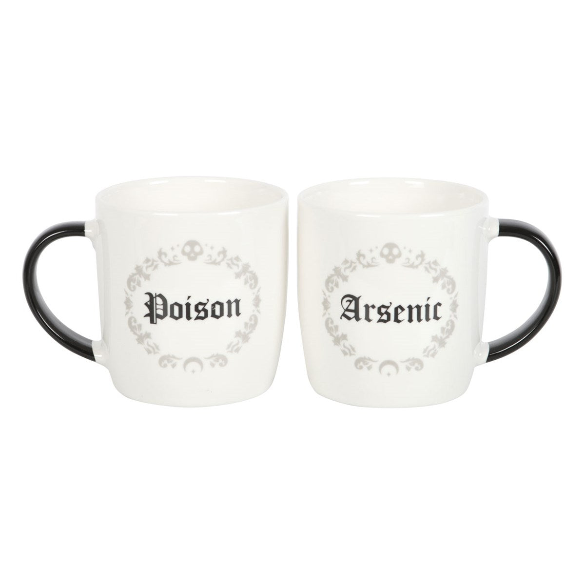 Gothic Gifts Poison & Arsenic Couples Mug Set