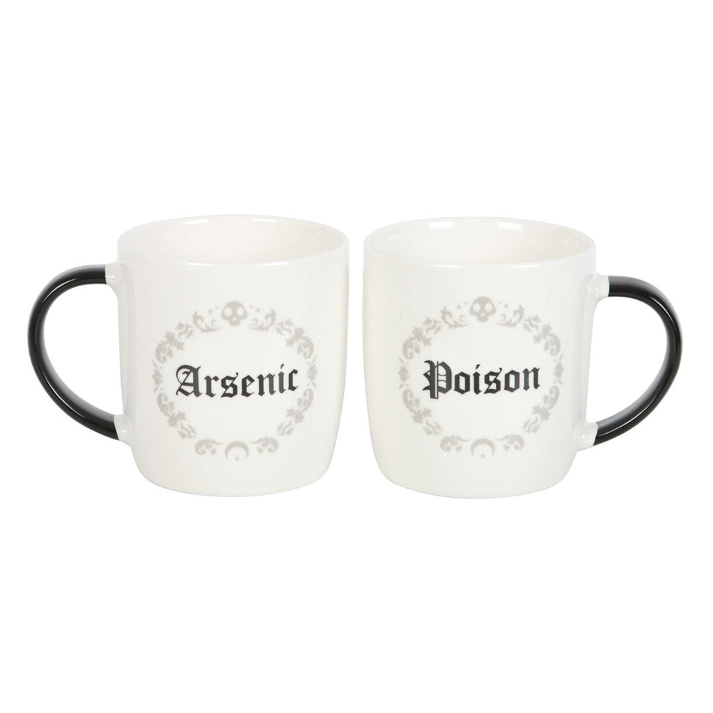Gothic Gifts Poison & Arsenic Couples Mug Set