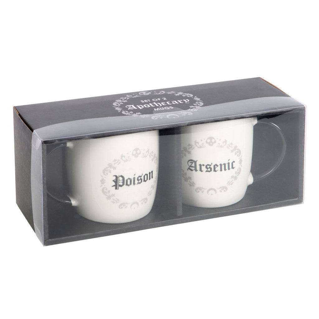 Gothic Gifts Poison & Arsenic Couples Mug Set