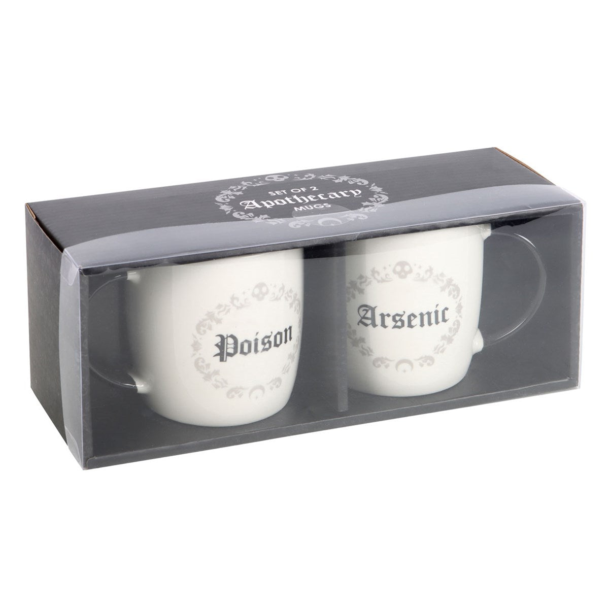 Gothic Gifts Poison & Arsenic Couples Mug Set