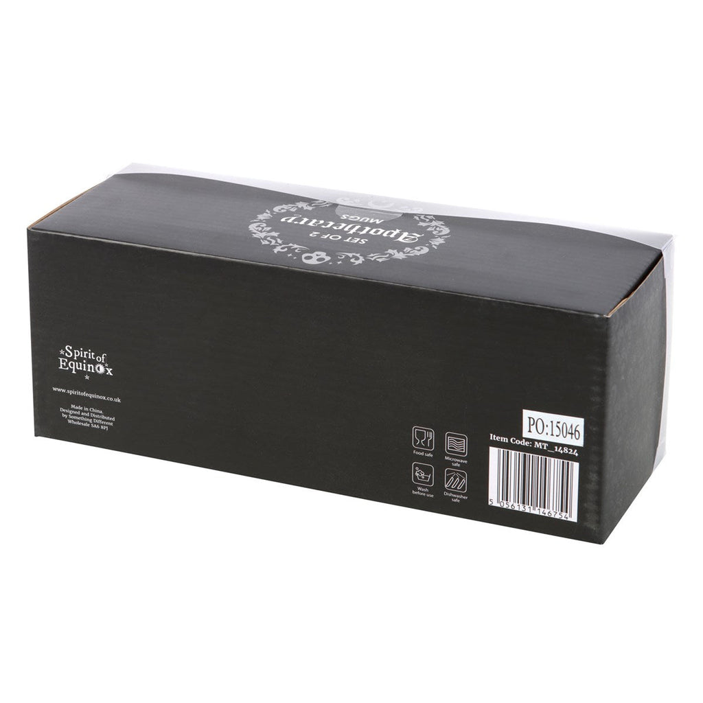 Gothic Gifts Poison & Arsenic Couples Mug Set