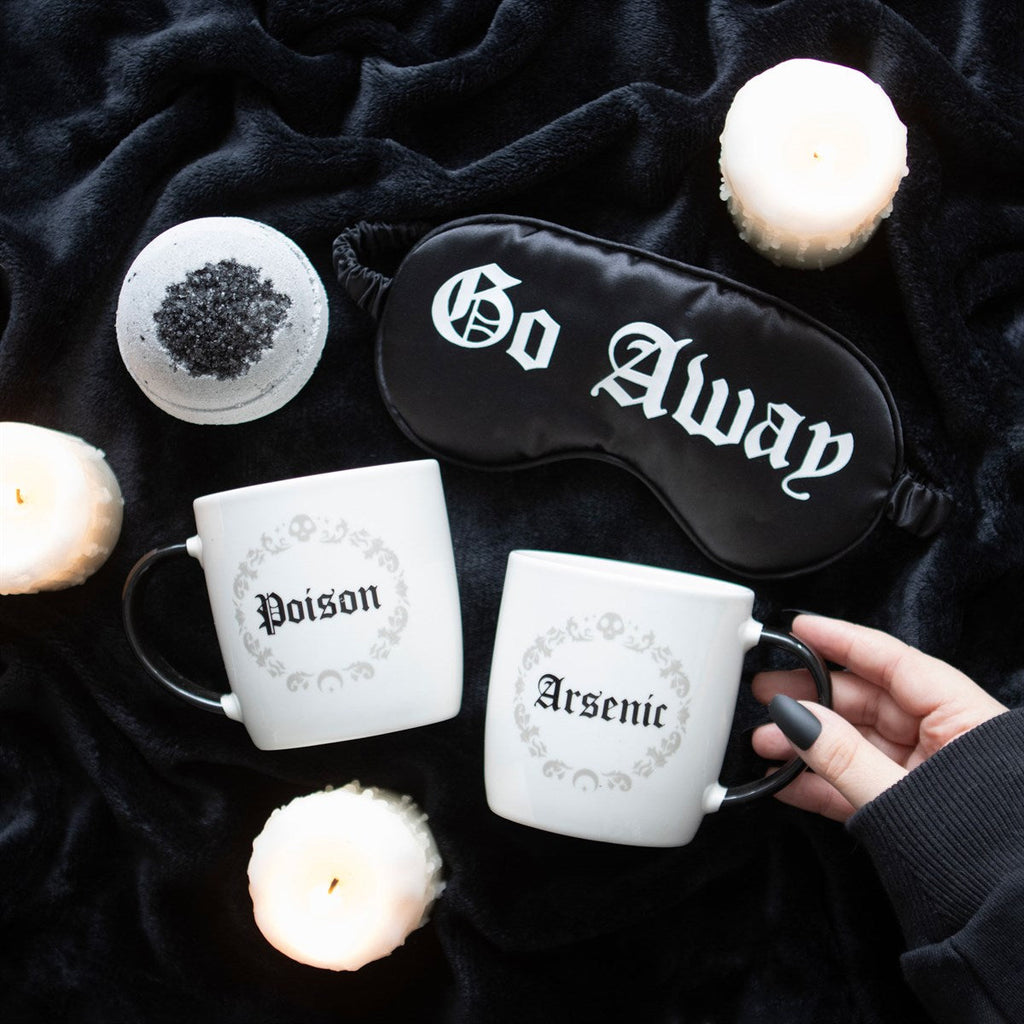 Gothic Gifts Poison & Arsenic Couples Mug Set