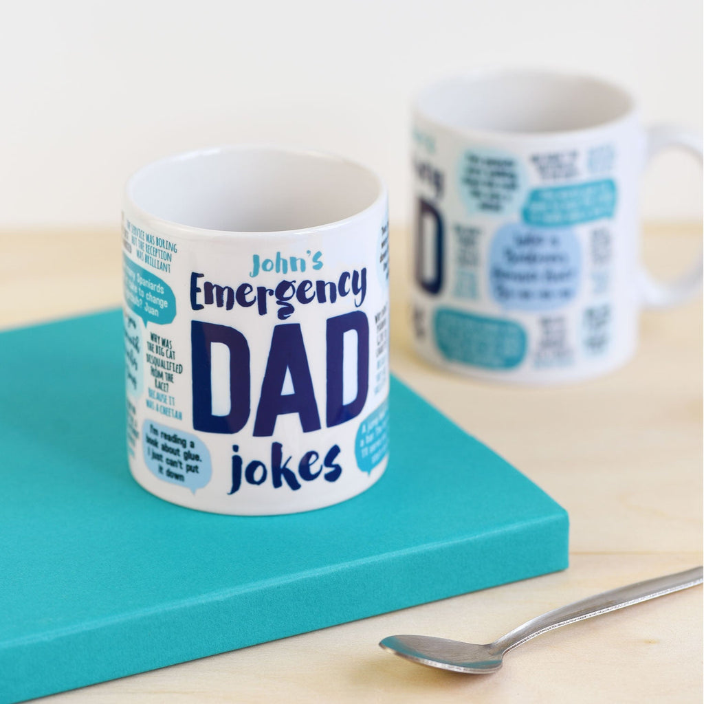 Personalised Emergency Dad Jokes® Mug