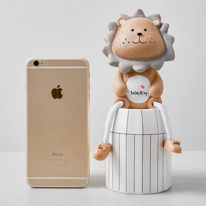 Nordic Cute Resin Hanging Dolls – Sitting Figurine Ornaments for Home Décor