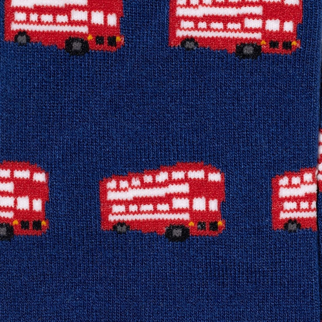 London Bus Bamboo Socks