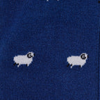 Navy Sheep Bamboo Socks