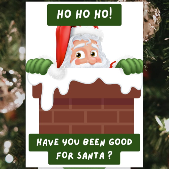 Cheeky Santa Christmas eCard